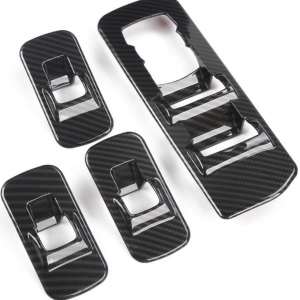 适用15-19福特F150内扶手框玻璃升降开关亮片贴装饰 汽车改装配件